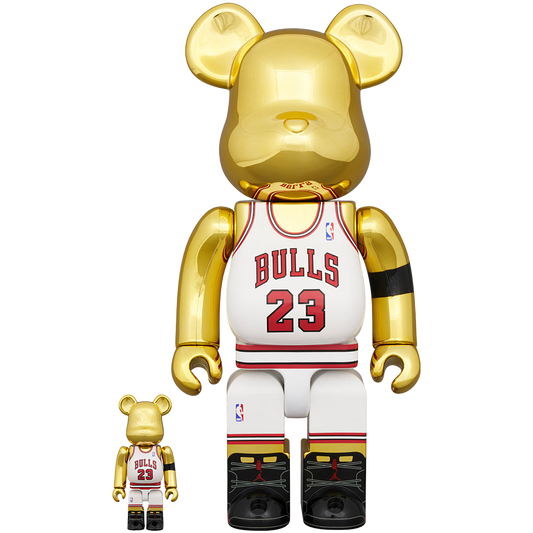 BE@RBRICK 迈克尔·乔丹 1991 年世界冠军 100% 和 400%