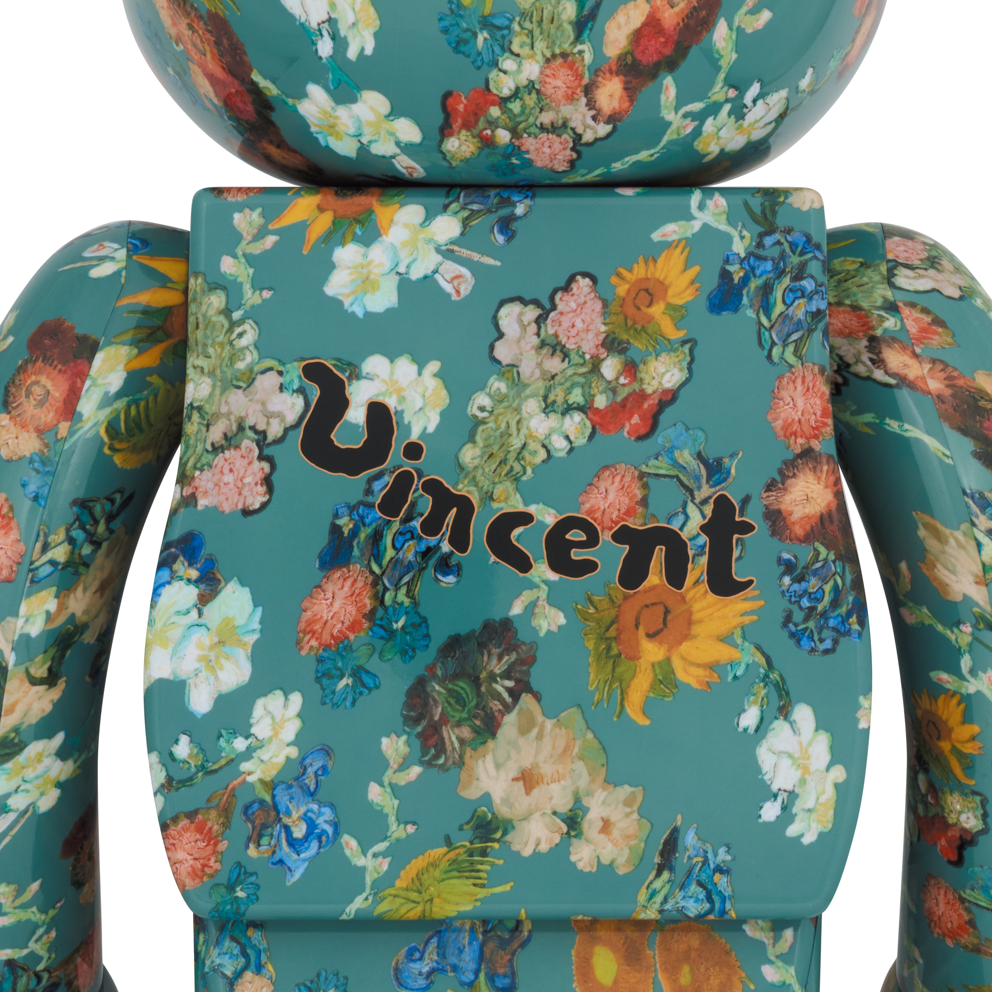 BE@RBRICK × Van Gogh Museum Floral Pattern 50th Anniversary Design Van Gogh Museum 1000％
