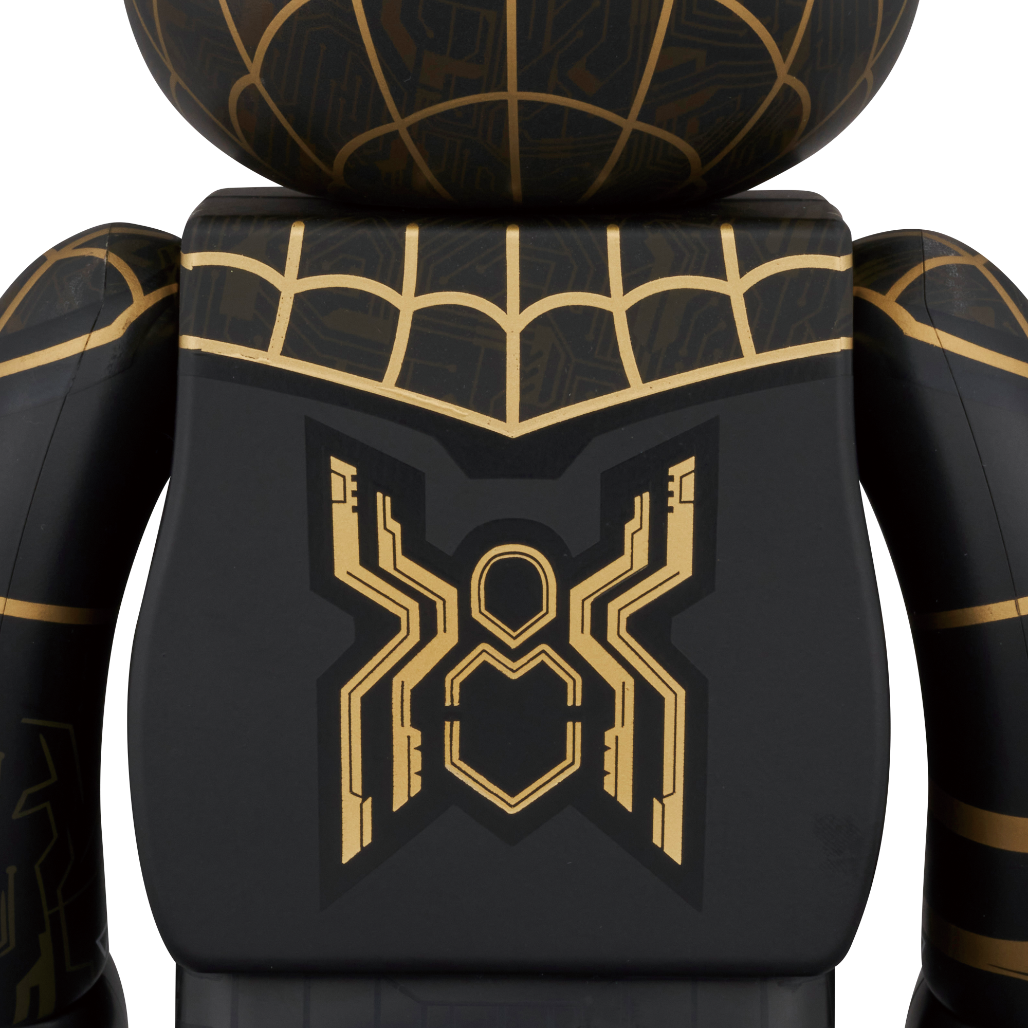 BE@RBRICK SPIDER-MAN BLACK & GOLD SUIT 100％ & 400％