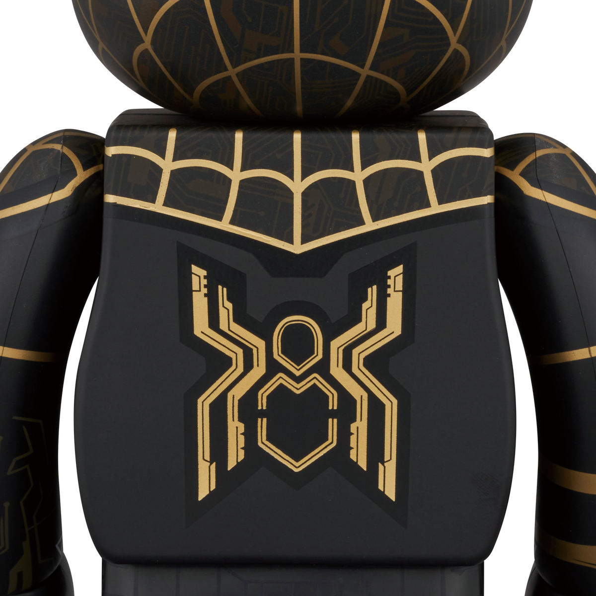 BE@RBRICK SPIDER-MAN BLACK & GOLD SUIT 100％ & 400％