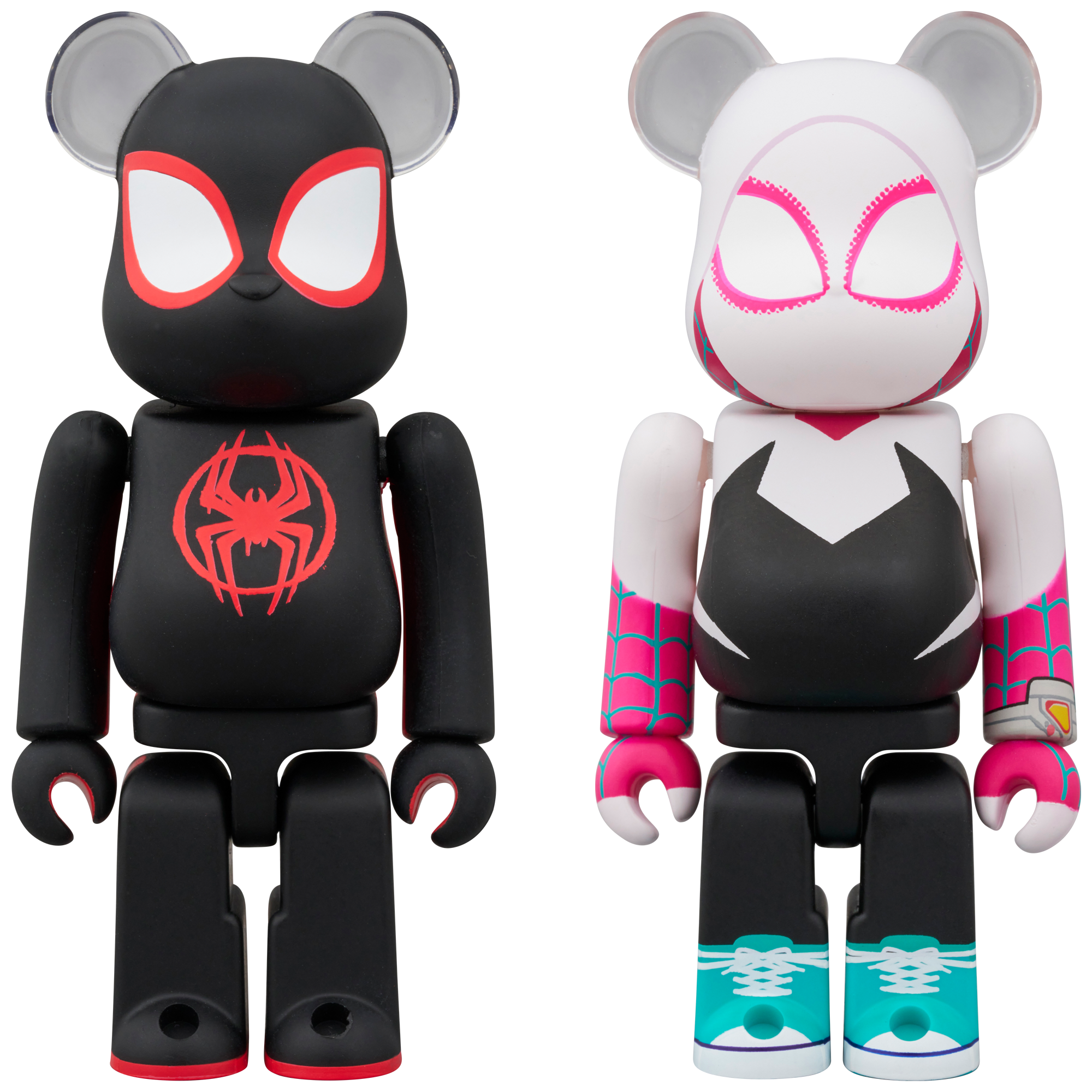 BE@RBRICK SPIDER-MAN(Miles Morales) & SPIDER-GWEN 2PCS SET
