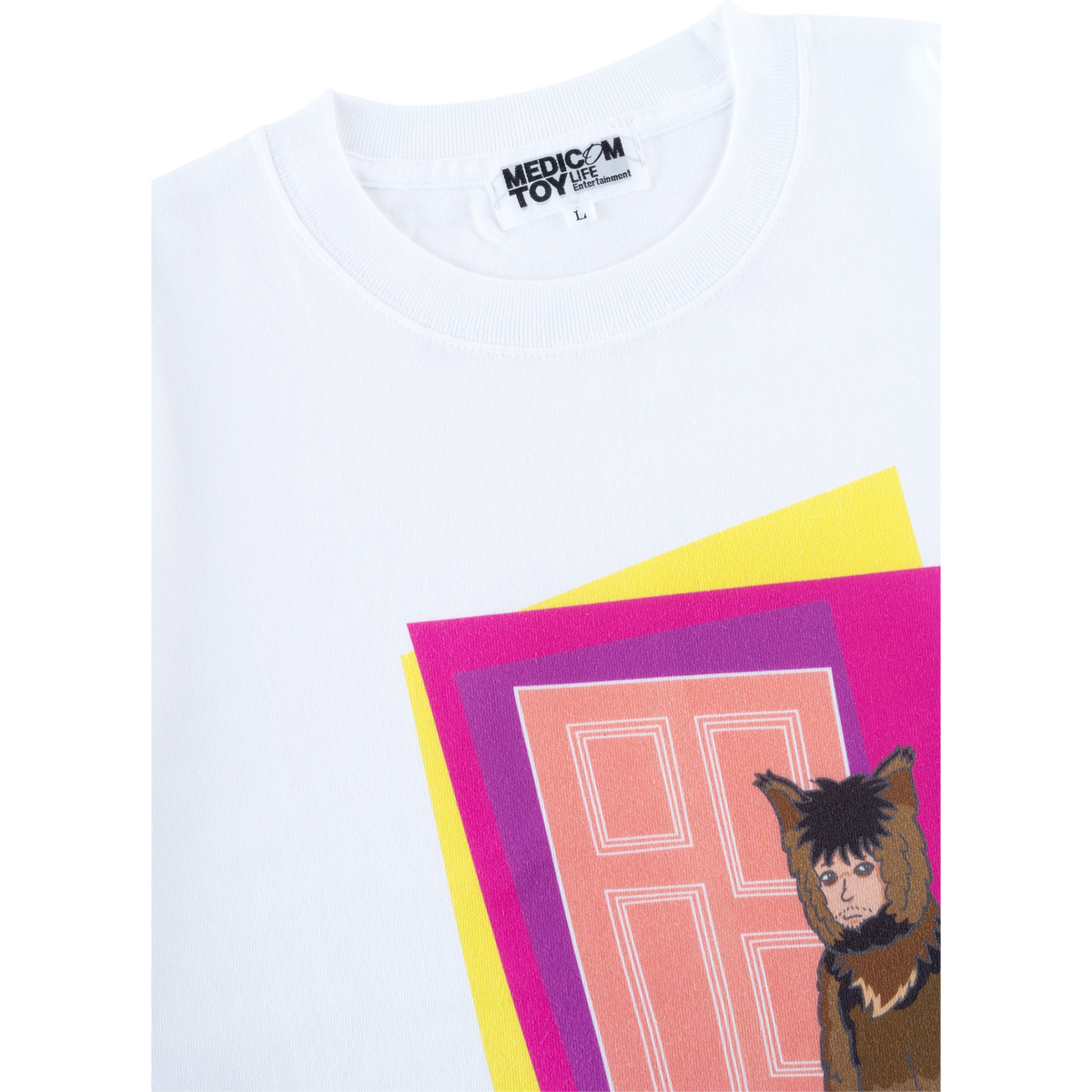 MLE HASHIZUME YUYA × THE Oliver 狗，（GOSH！！）这款蓍草 MOVIE TEE “Door and Oliver”