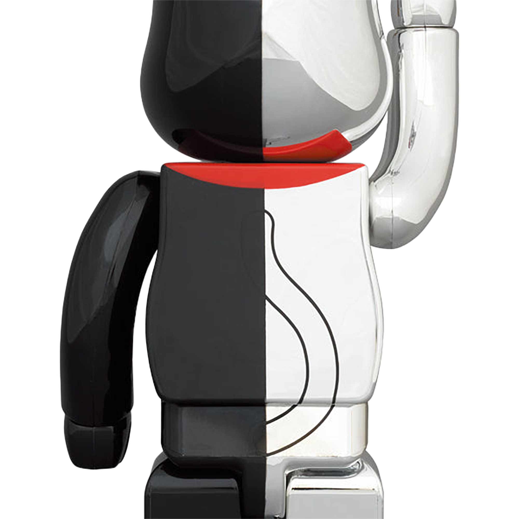 BE@RBRICK Manekineko Silver×Black 1000％