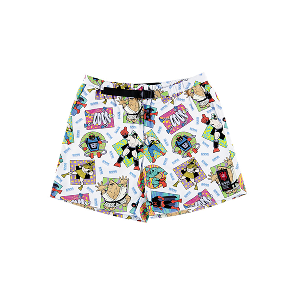 MLE KINNIKUMAN シリーズ KINNIKUMAN SHORT PANTS WHITE/BLACK_1