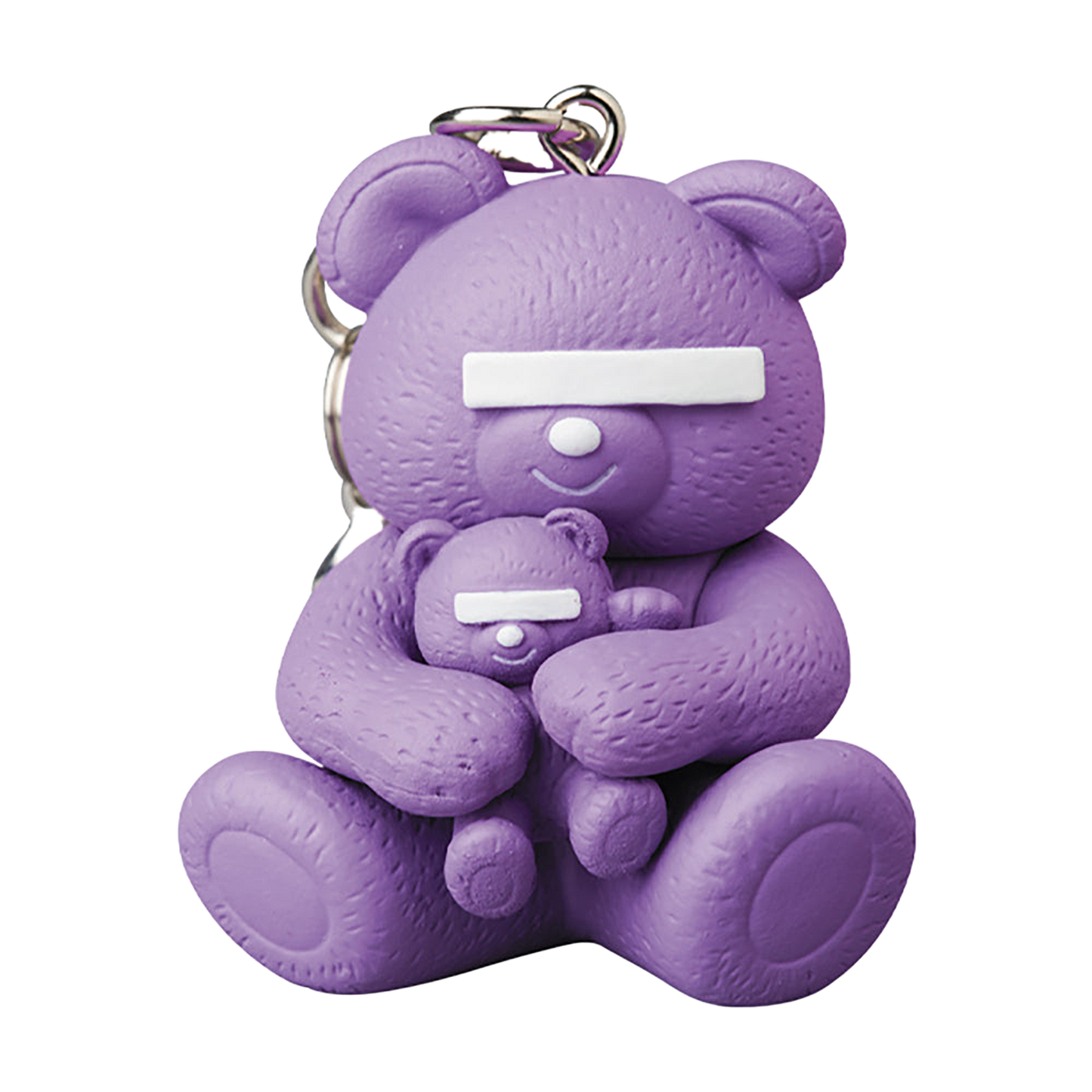 KEYCHAIN UNDERCOVER BEAR MOSSGREEN／LAVENDER／CREAM
