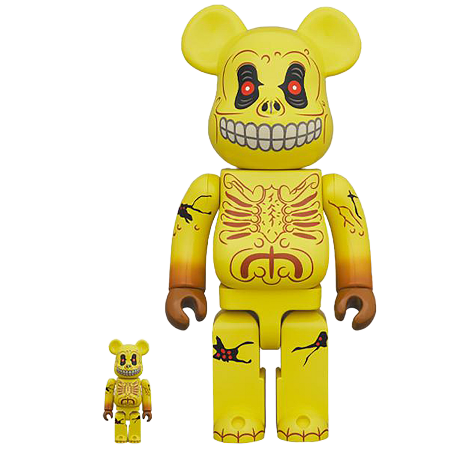 BE@RBRICK SKULL FACE 100% & 400%