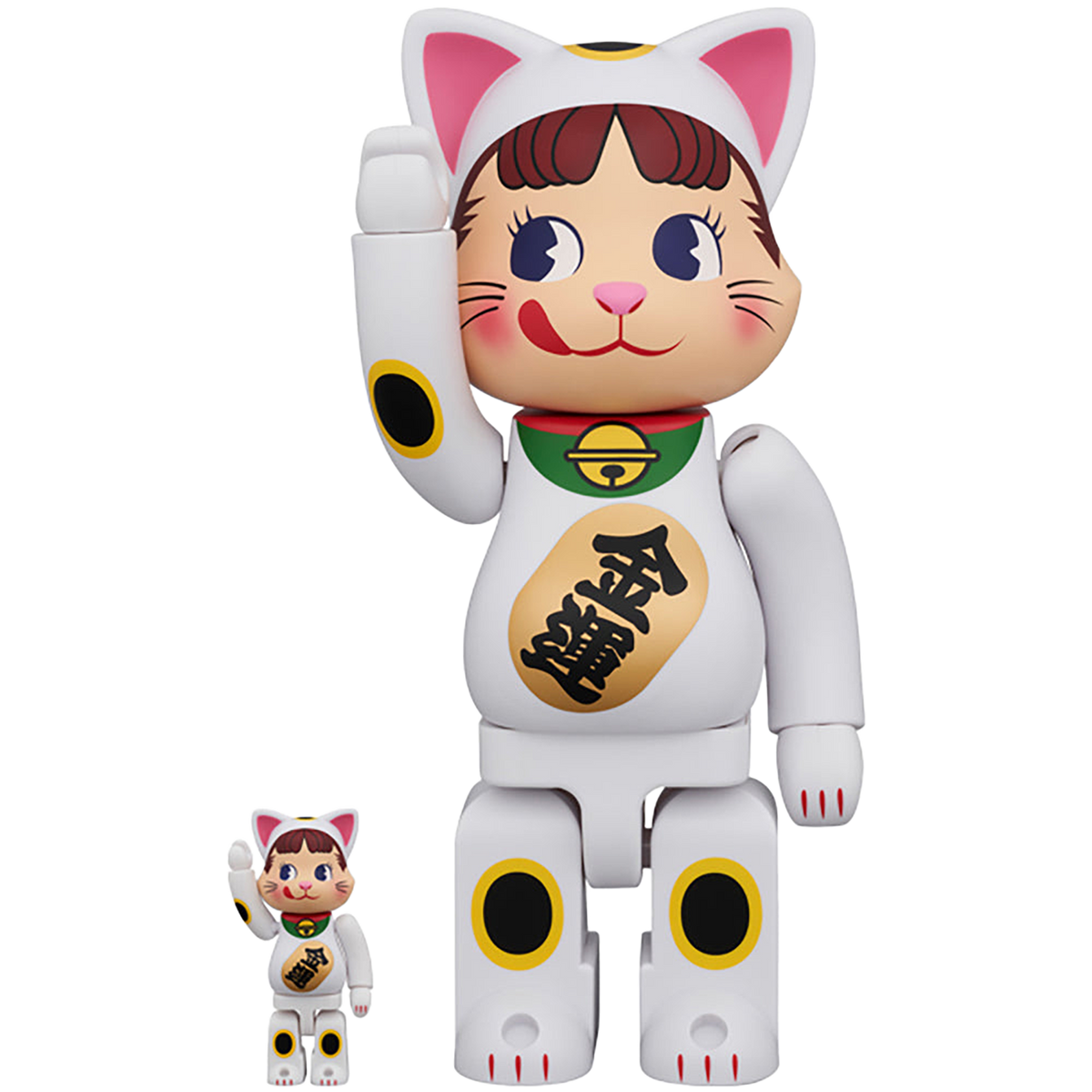NY@BRICK 招き猫 ペコちゃん 100％ & 400％