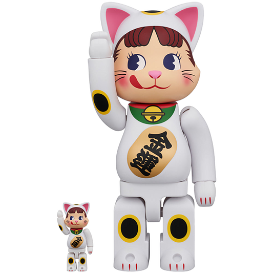 NY@BRICK 招き猫 ペコちゃん 100％ & 400％