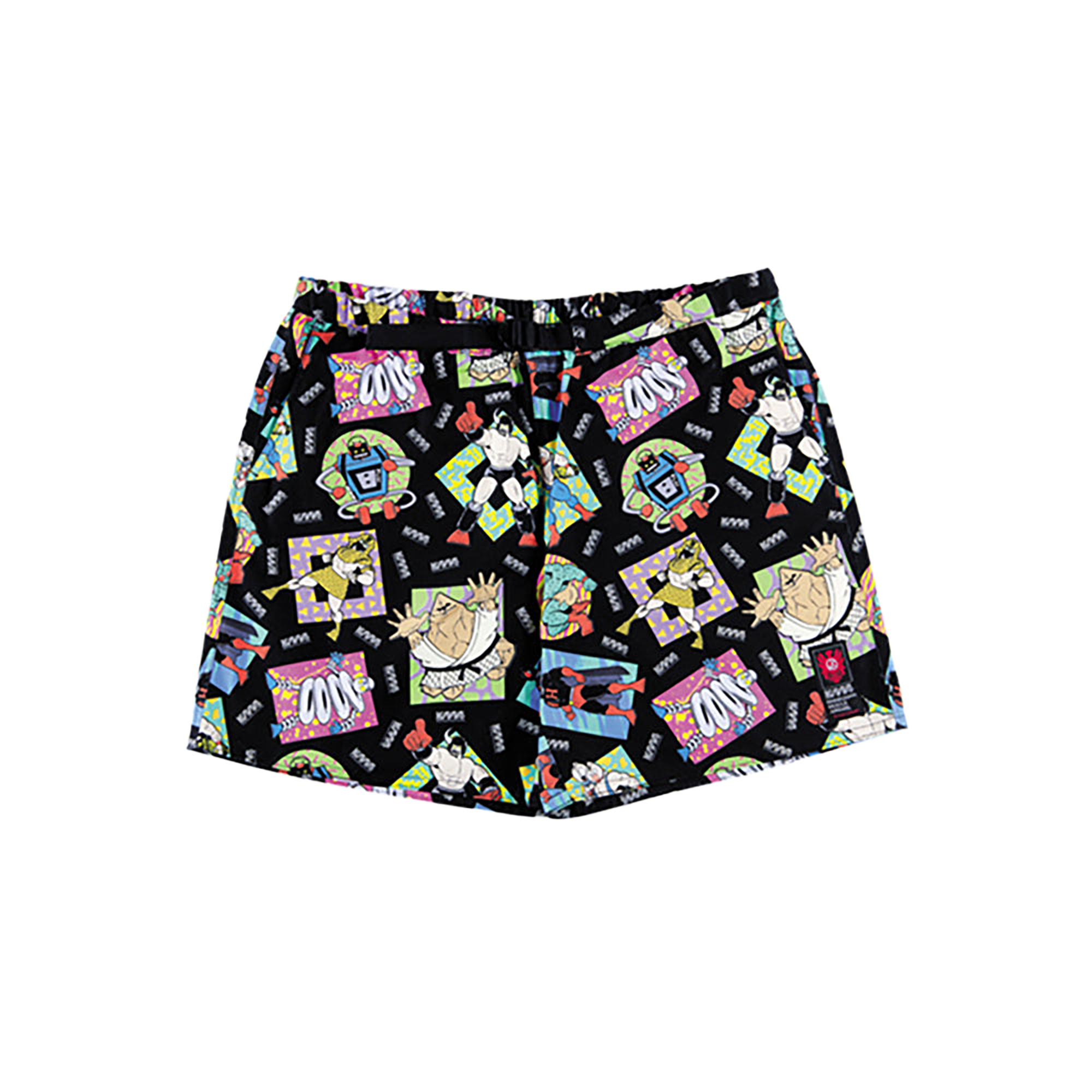 MLE KINNIKUMAN シリーズ KINNIKUMAN SHORT PANTS WHITE/BLACK