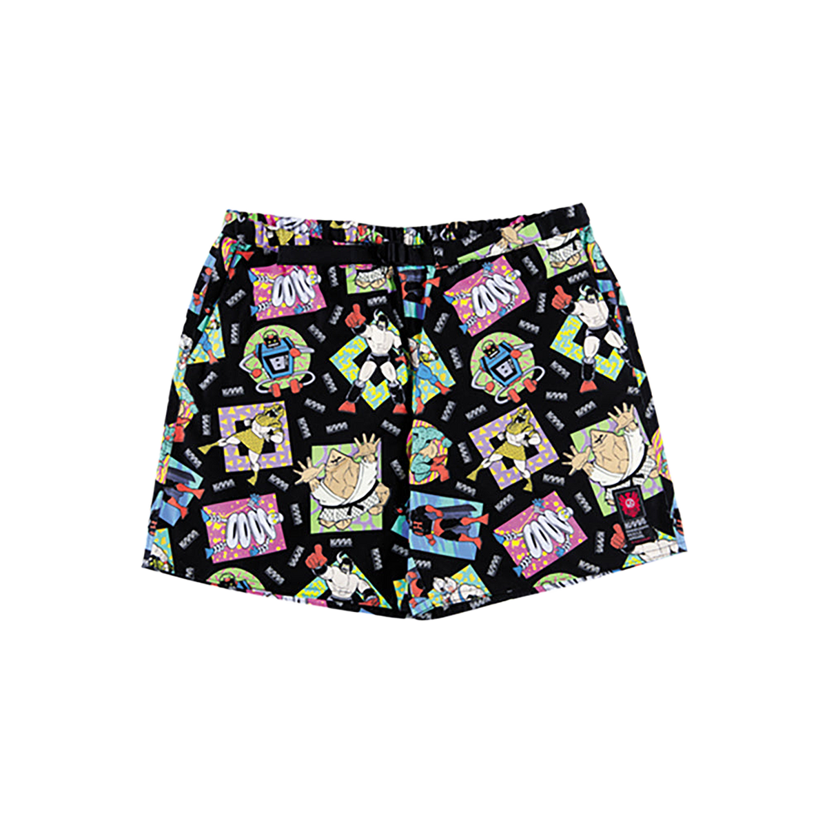 MLE KINNIKUMAN シリーズ KINNIKUMAN SHORT PANTS WHITE/BLACK