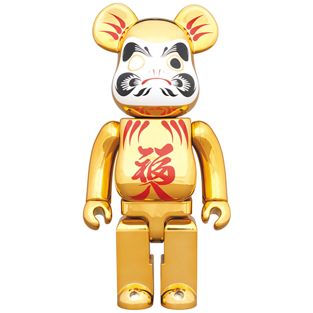 BE@RBRICK 達磨 金メッキ 福入 400％_0