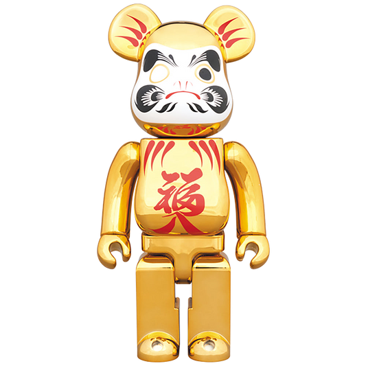 BE@RBRICK 達磨 金メッキ 福入 400％