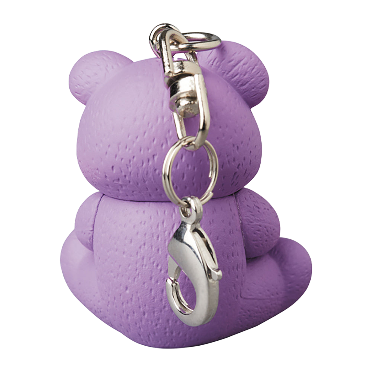 KEYCHAIN UNDERCOVER BEAR MOSSGREEN／LAVENDER／CREAM