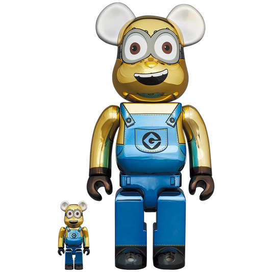 BE@RBRICK DAVE CHROME Ver. 100％ & 400％
