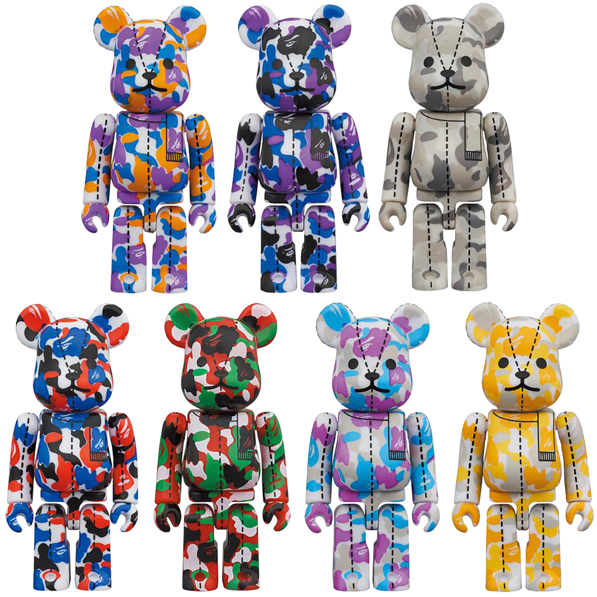 A BATHING APE(R) 28TH ANNIVERSARY BE@RBRICK BAPE CAMO #2