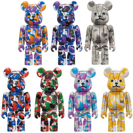A BATHING APE(R) 28 周年纪念 BE@RBRICK BAPE 迷彩 #2