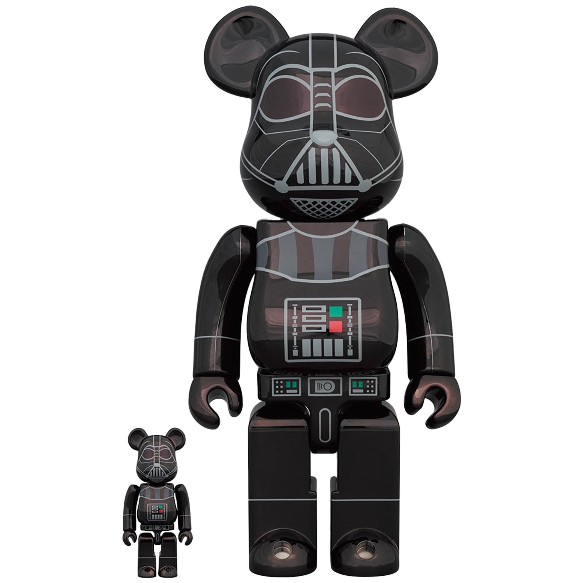 BE@RBRICK DARTH VADER(Rogue One Ver.) Chrome Ver.100% & 400%