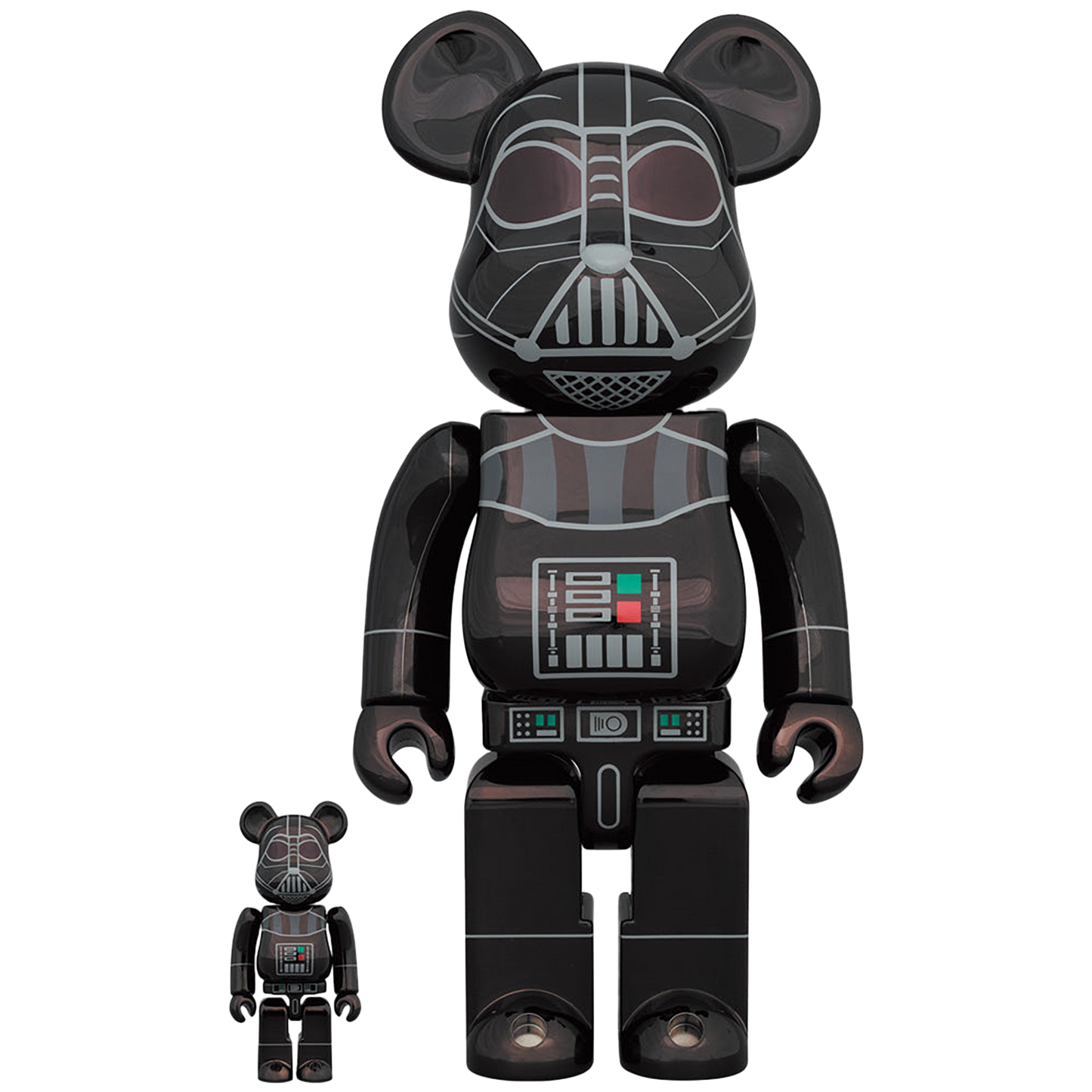BE@RBRICK DARTH VADER(Rogue One Ver.) Chrome Ver.100% & 400%
