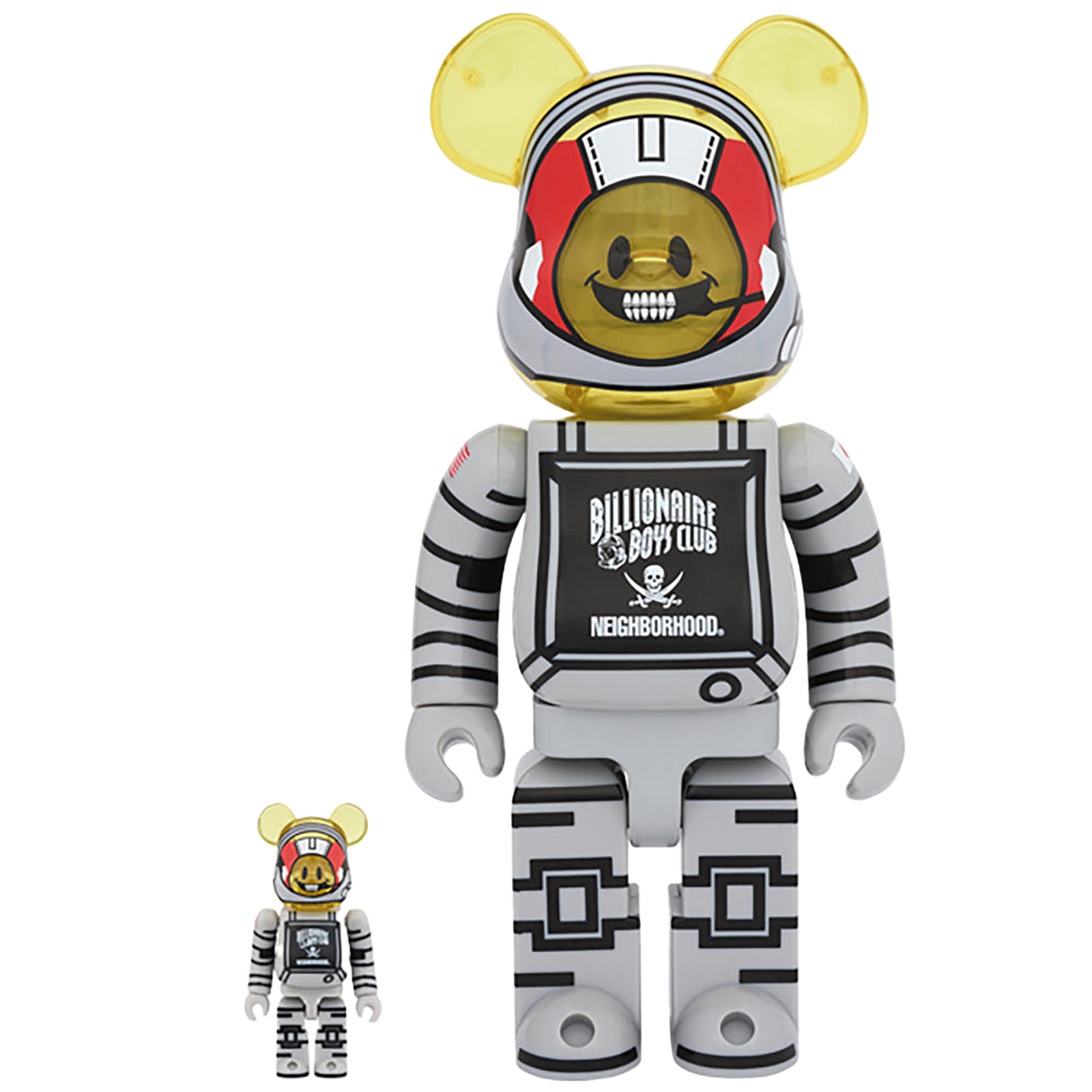 BE@RBRICK BILLIONAIRE BOYS CLUB × NEIGHBORHOOD 100％ & 400％