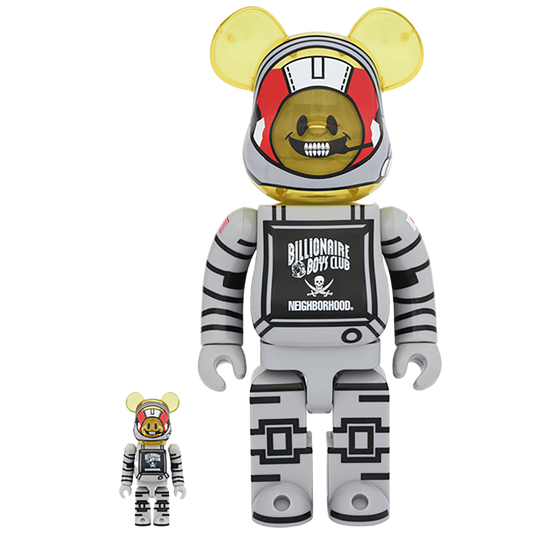 BE@RBRICK BILLIONAIRE BOYS CLUB × NEIGHBORHOOD 100％ & 400％