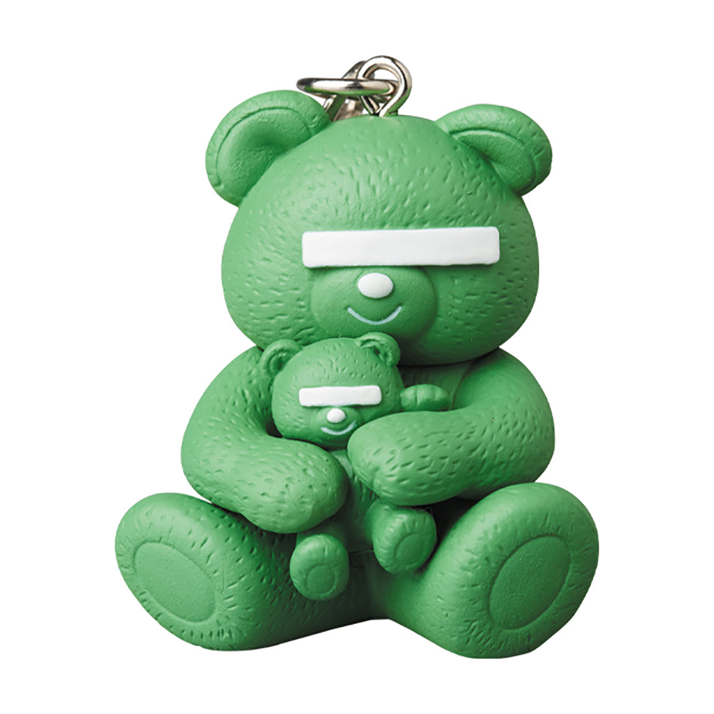 KEYCHAIN UNDERCOVER BEAR MOSSGREEN／LAVENDER／CREAM_3