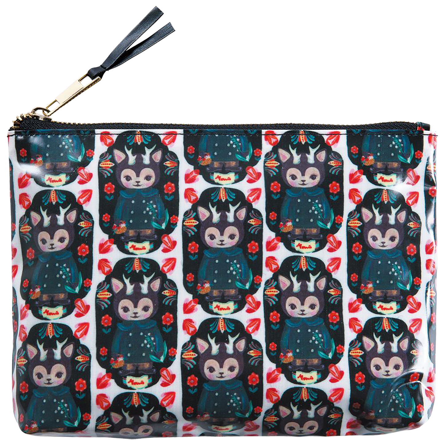MLE Nathalie Lete × KAORI HINATA Cosmetic pouch Large