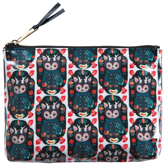 MLE Nathalie Lete × KAORI HINATA Cosmetic pouch Large