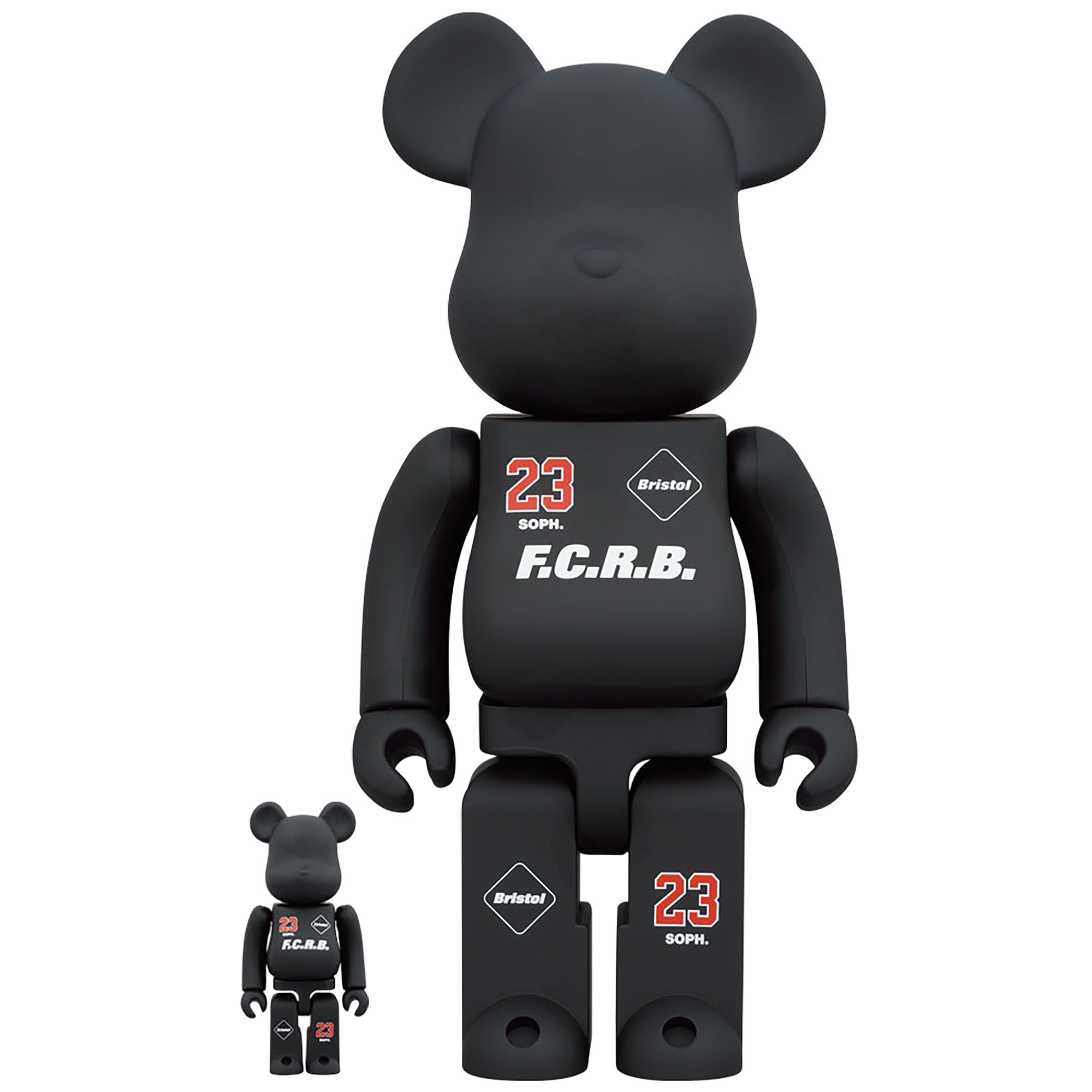F.C.R.B.索菲。东京 23 BE@RBRICK 100% 和 400%