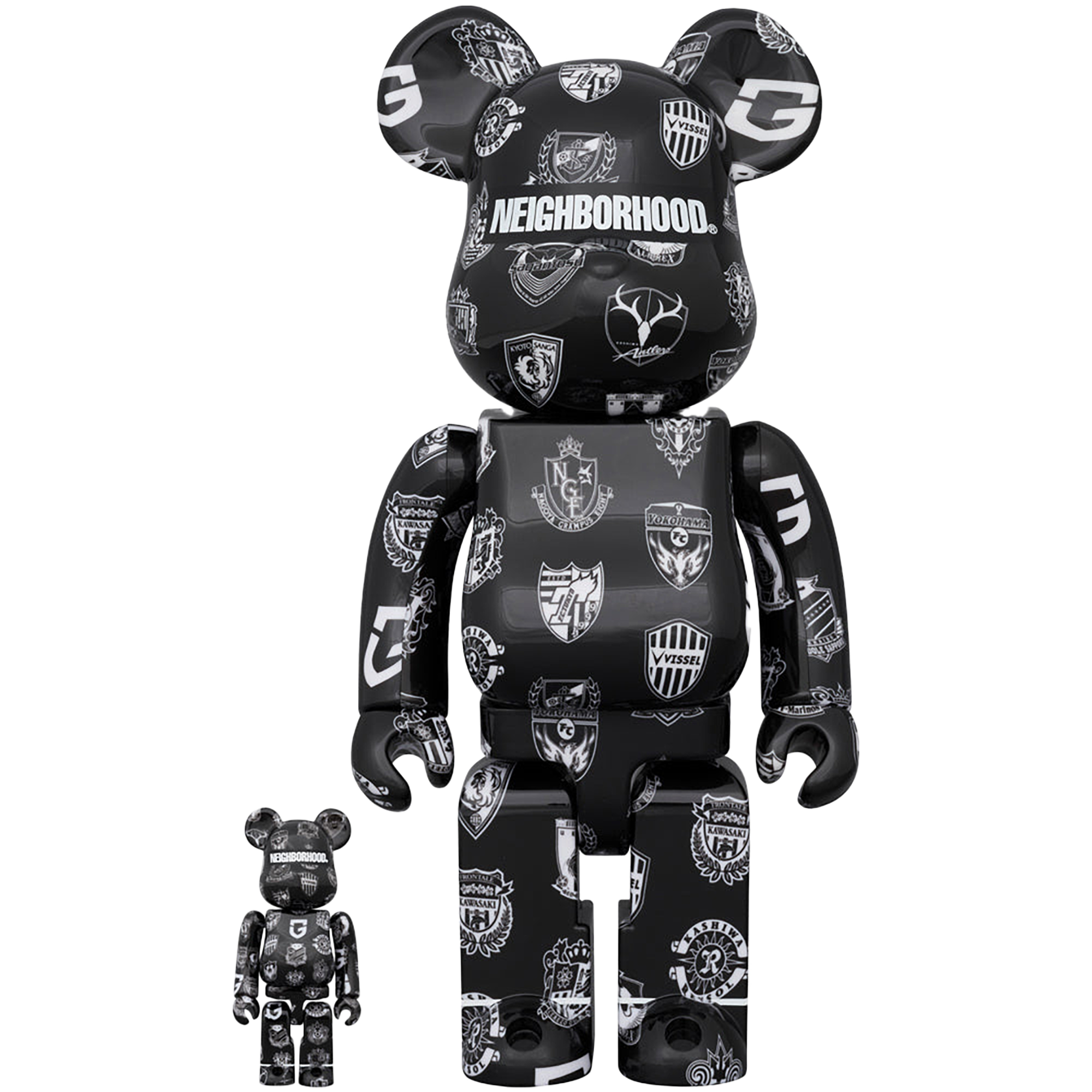 BE@RBRICK NEIGHBORHOOD(R) × J.LEAGUE 30th Anniv. 100％ & 400％