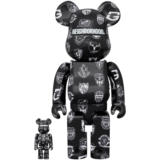 BE@RBRICK NEIGHBORHOOD(R) × J.LEAGUE 30周年。 100% 和 400%