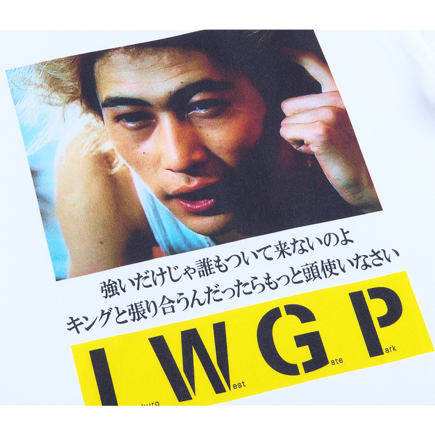MLE×I.W.G.P. PHOTO MESSAGE TEE 01