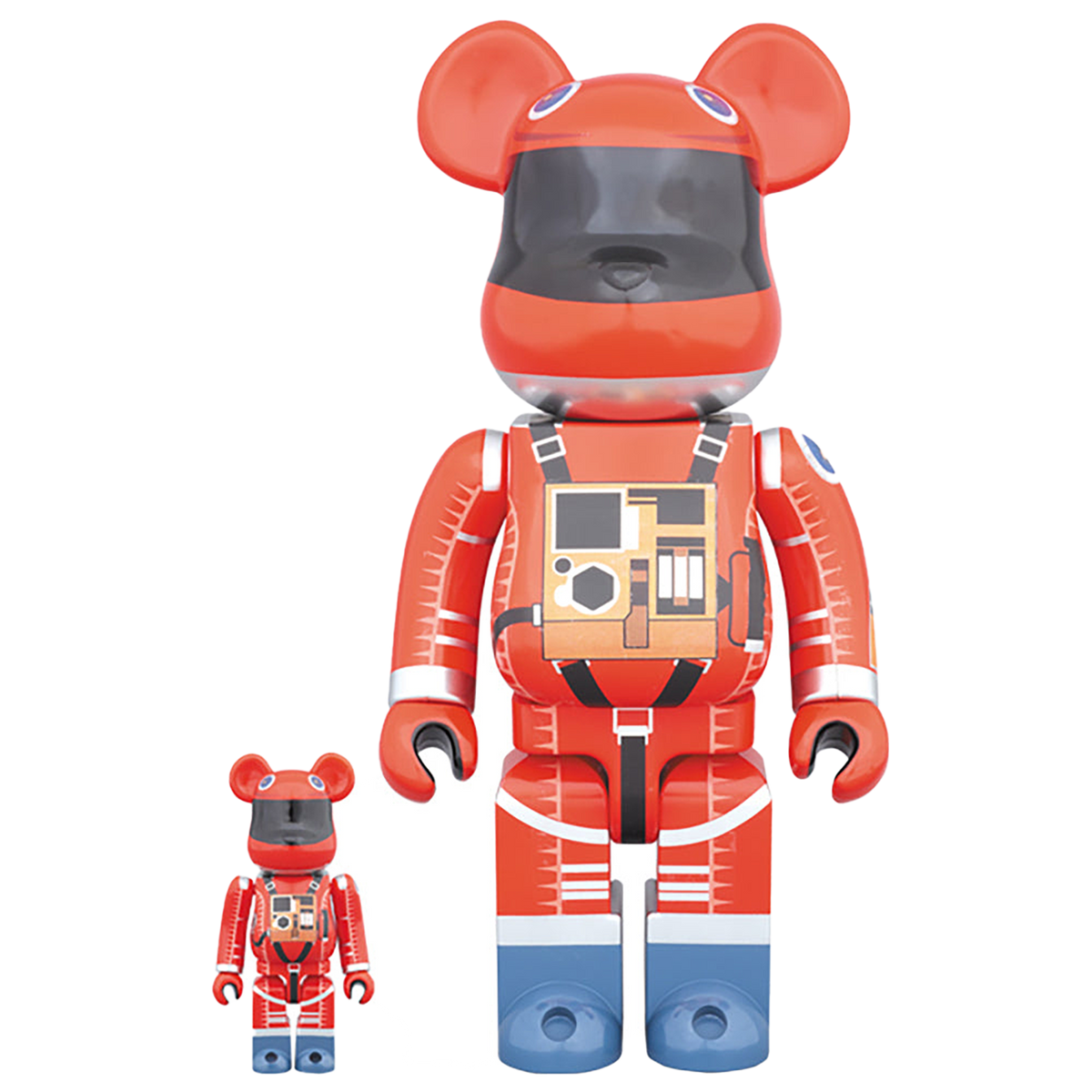 BE@RBRICK SPACE SUIT ORANGE Ver.100％ & 400％ | MEDICOM TOY