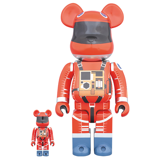 BE@RBRICK SPACE SUIT ORANGE Ver.100％ & 400％