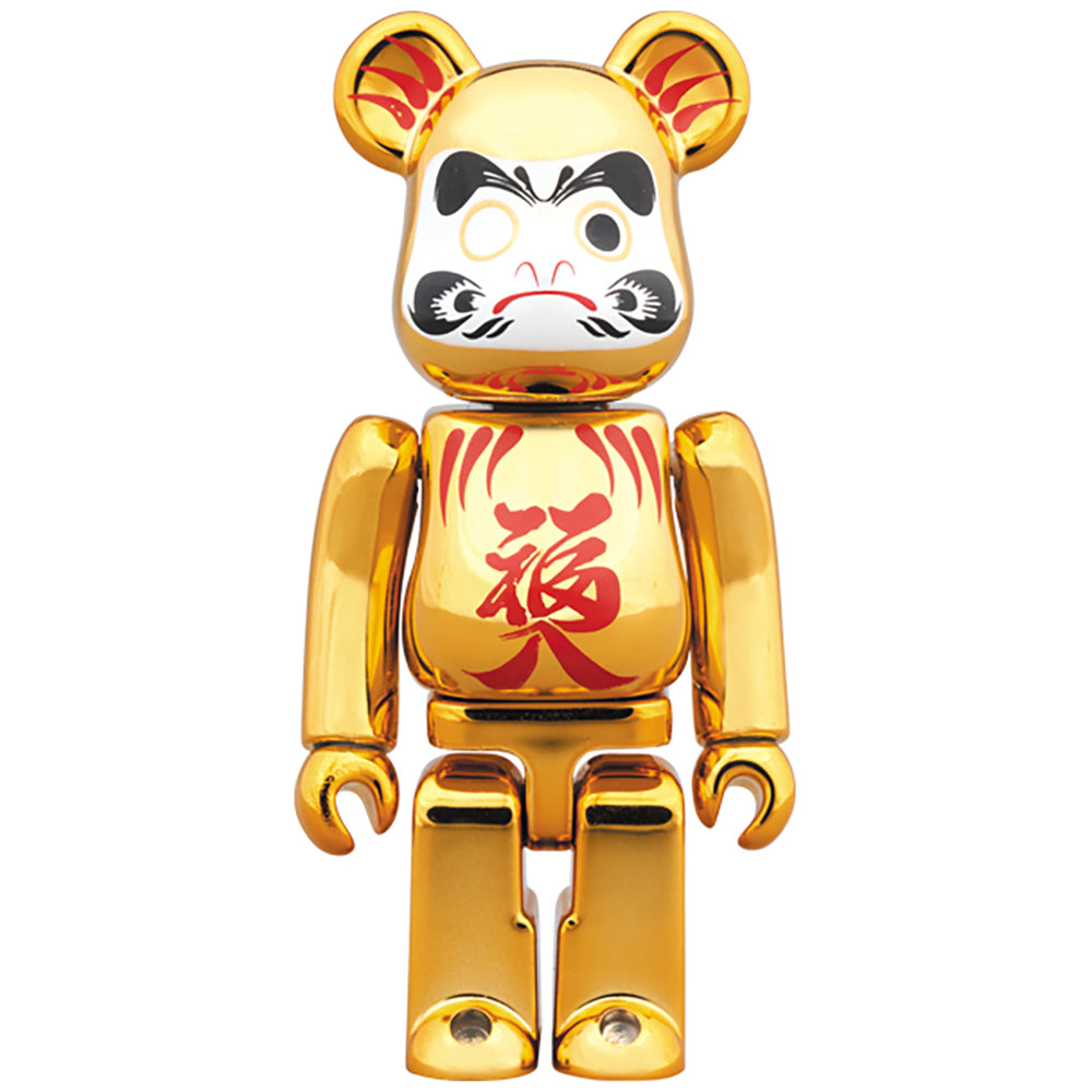 BE@RBRICK 達磨 金メッキ 福入 100％_0