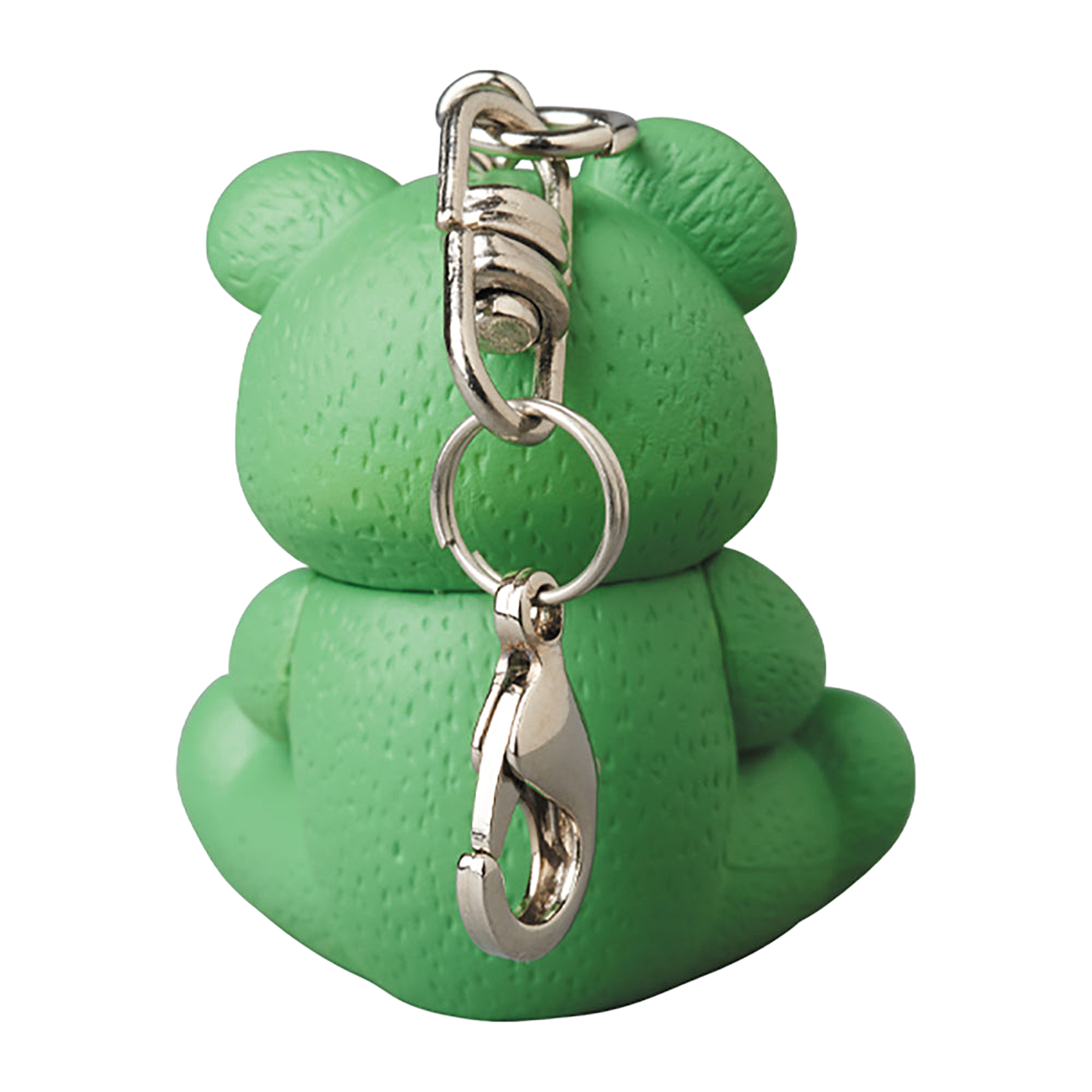KEYCHAIN UNDERCOVER BEAR MOSSGREEN／LAVENDER／CREAM