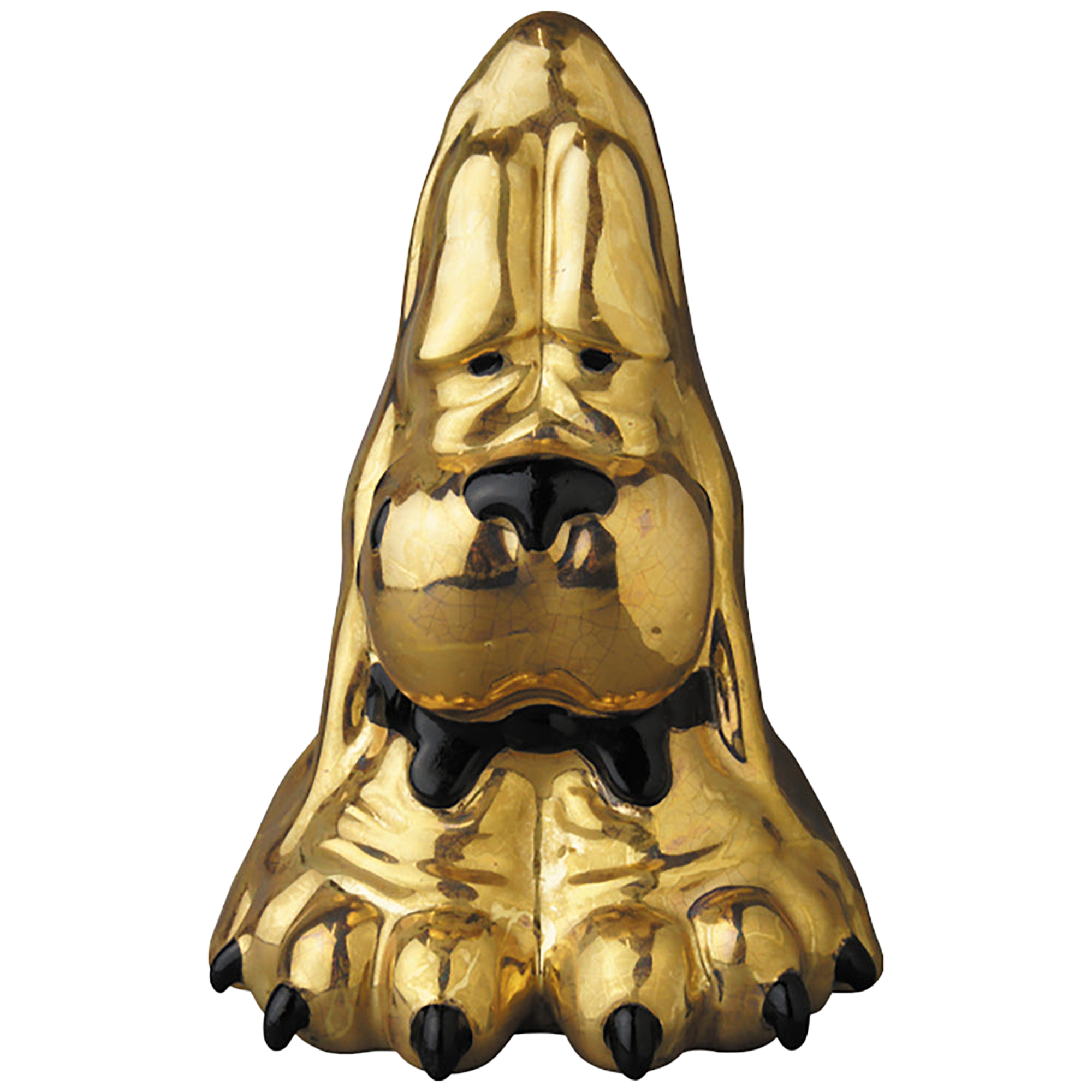 CERAMICK Crying Dog Gold by Russell Maurice