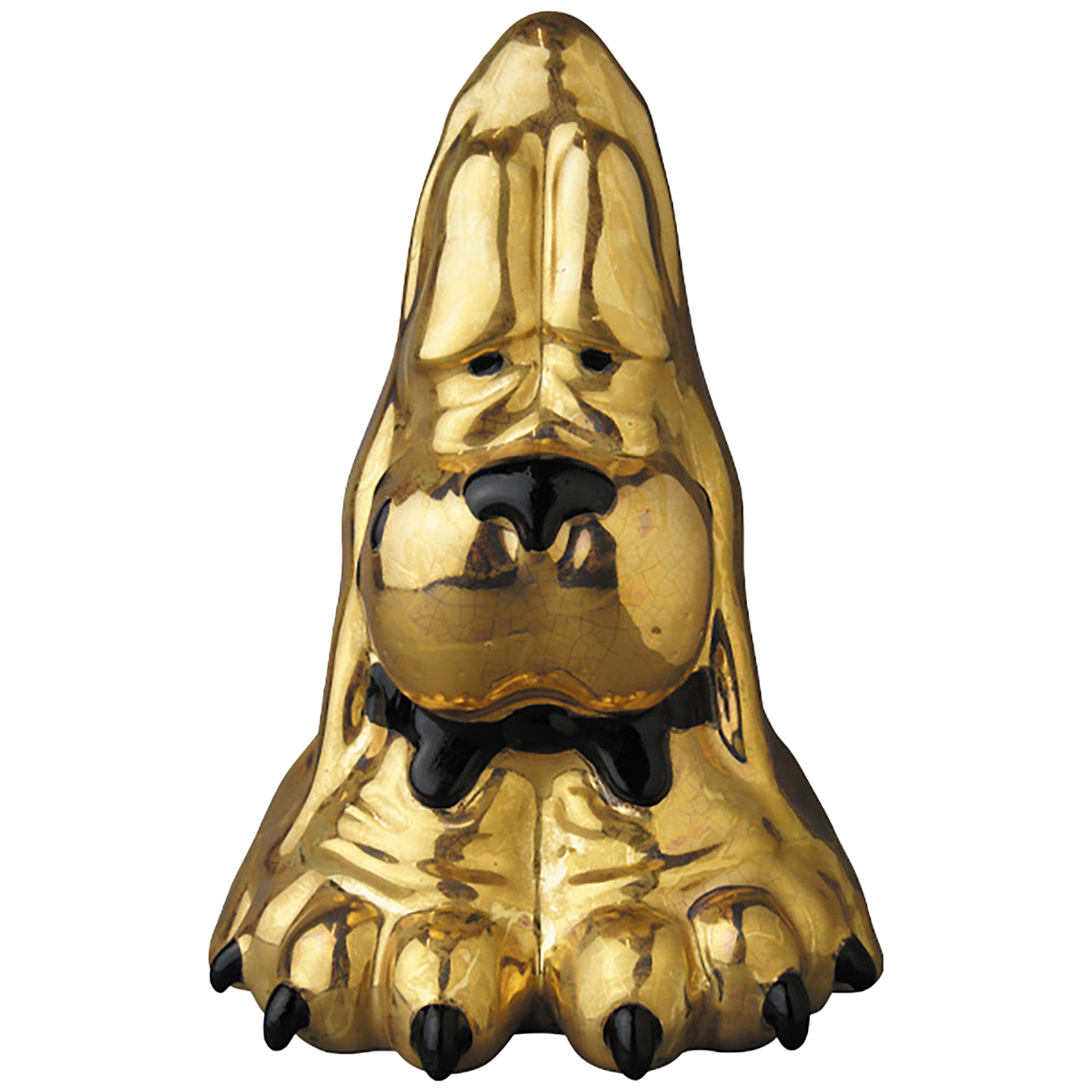CERAMICK Crying Dog Gold by Russell Maurice