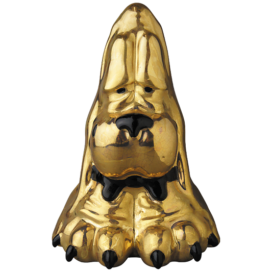 CERAMICK Crying Dog Gold by Russell Maurice