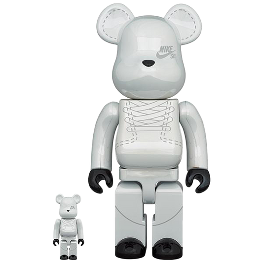 BE@RBRICK NIKE SB 2020 WHITE 100% & 400%