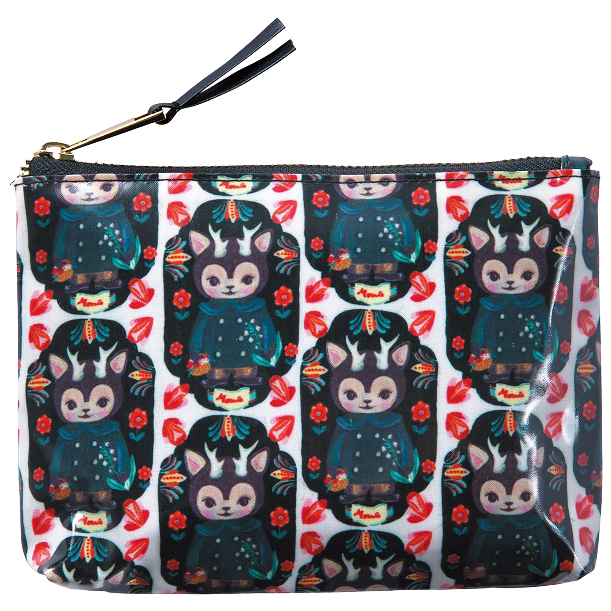 MLE Nathalie Lete × KAORI HINATA Cosmetic pouch Small