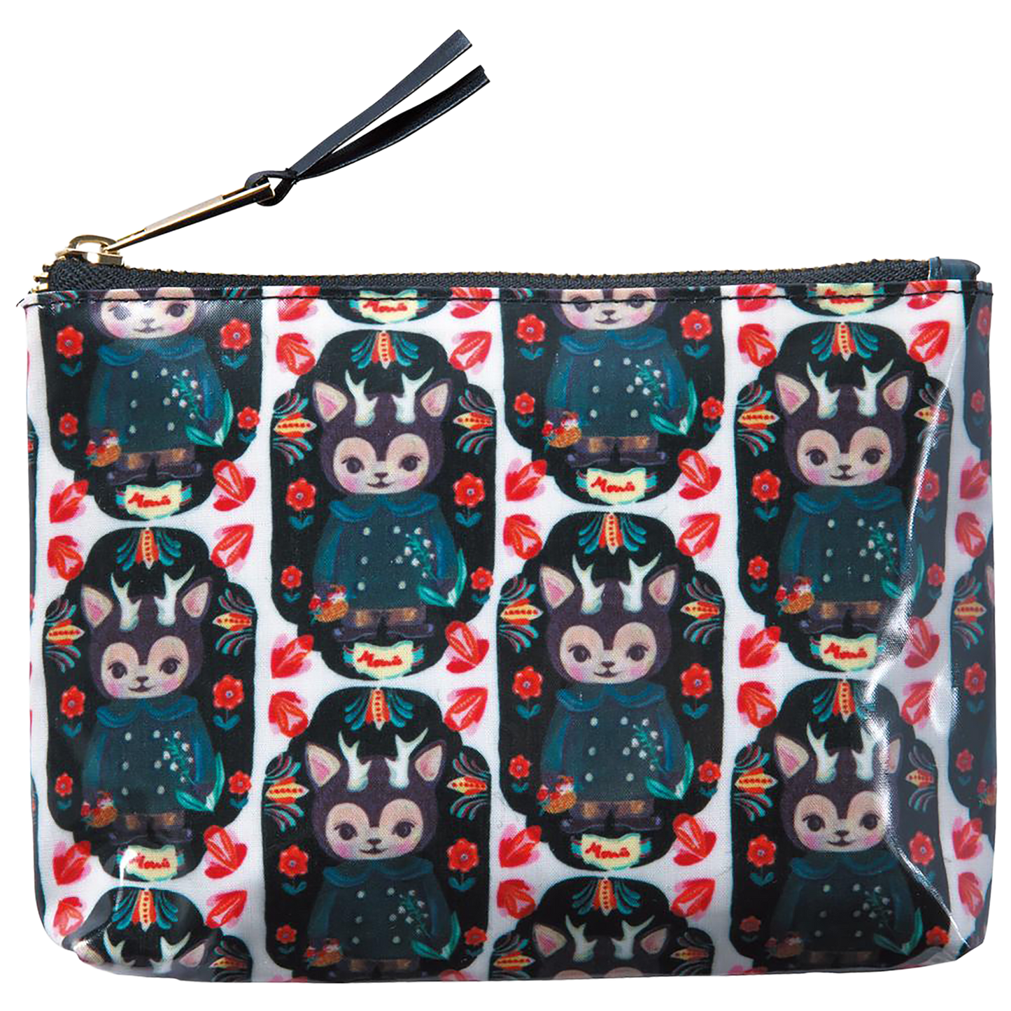 MLE Nathalie Lete × KAORI HINATA Cosmetic pouch Small