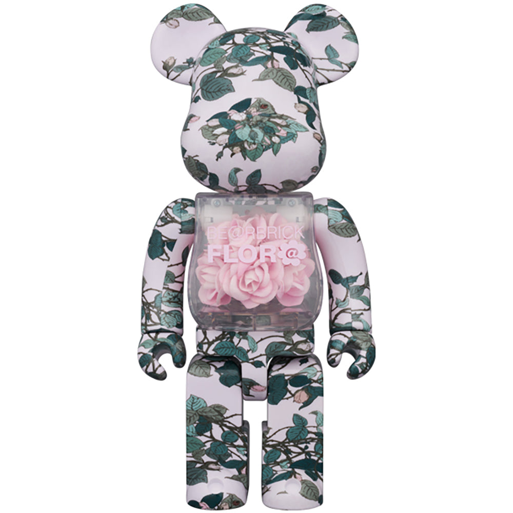 BE@RBRICK FLOR@ PINK ROSE 400％_0