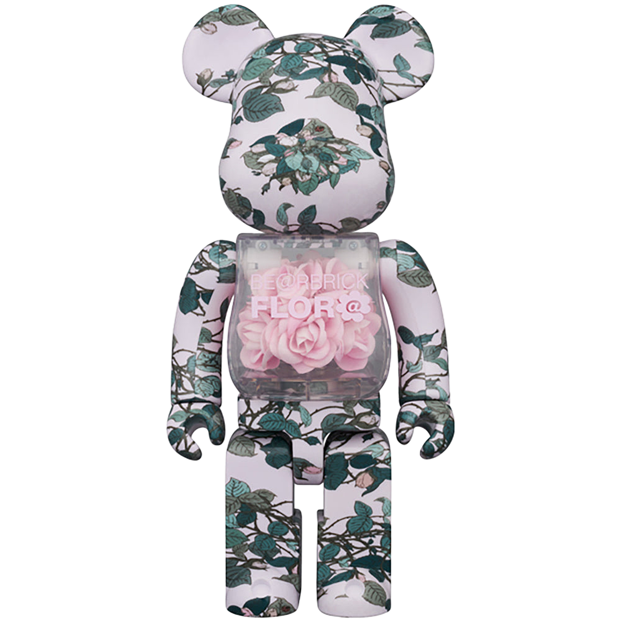BE@RBRICK FLOR@ PINK ROSE 400％