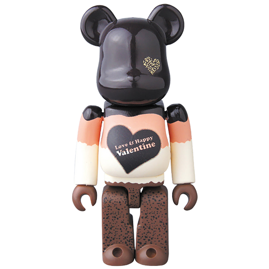 2017 Valentine BE@RBRICK Mousse Chocolat Ver.100％