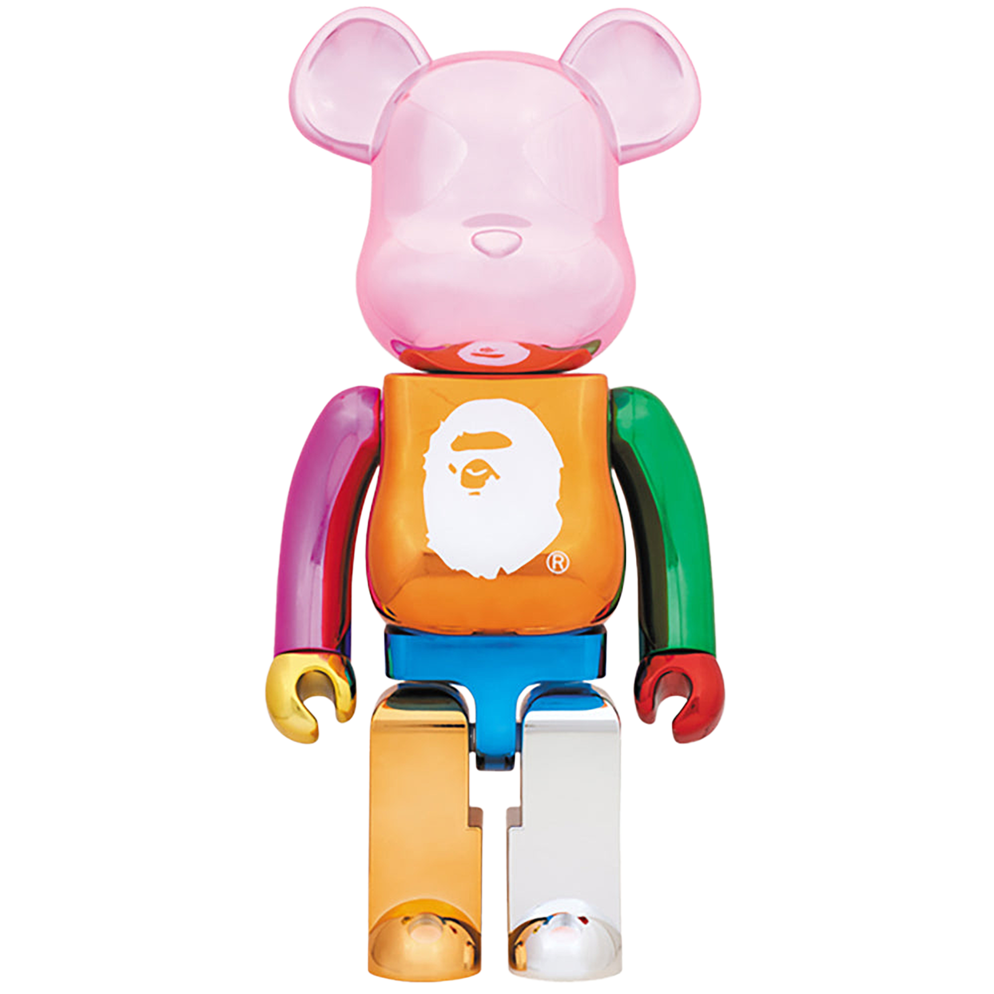 A BATHING APE(R) 25th ANNIV. MULTI COLOR BE@RBRICK 1000％