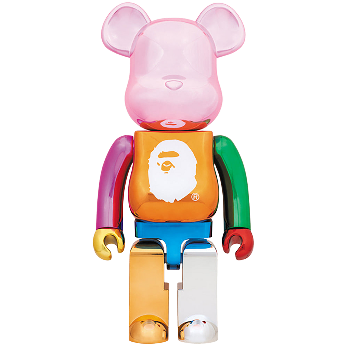 A BATHING APE(R) 25th ANNIV. MULTI COLOR BE@RBRICK 1000％