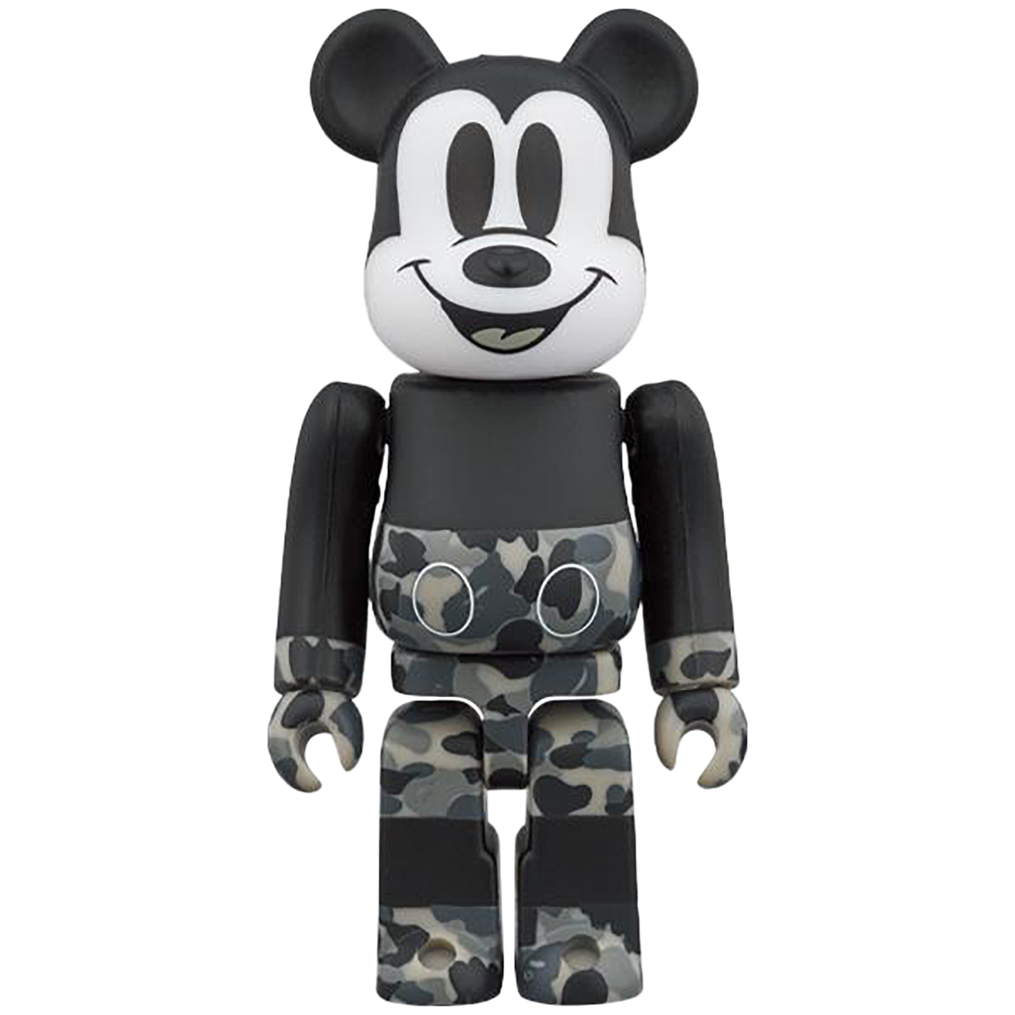 BE@RBRICK BAPE(R) MICKEY MOUSE MONOTONE Ver. 100％ & 400％