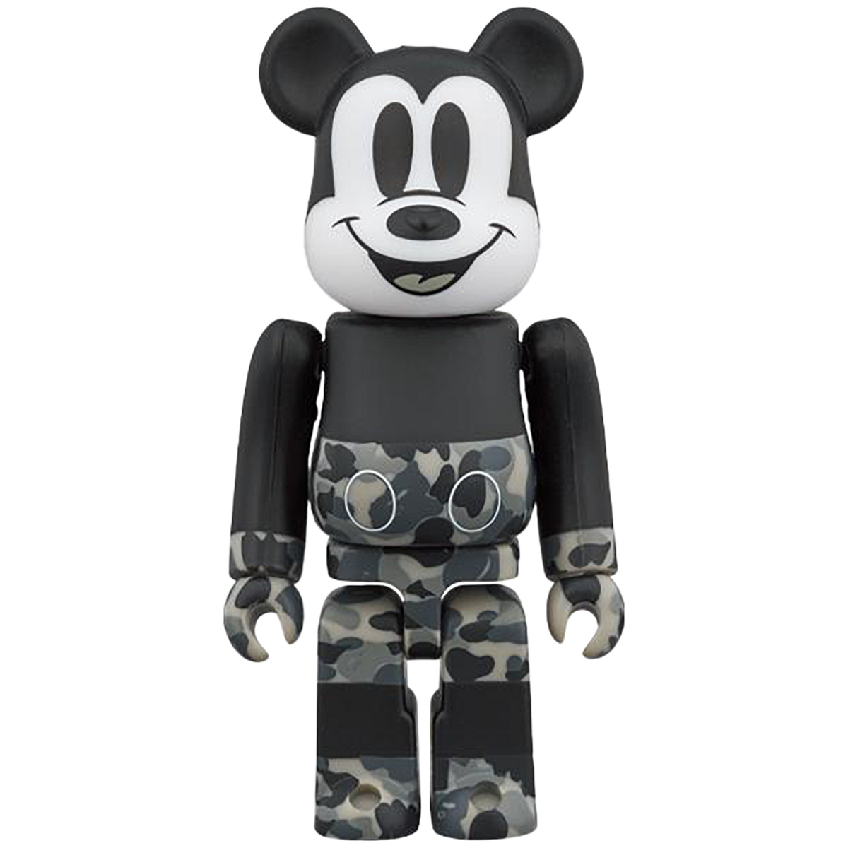 BE@RBRICK BAPE(R) MICKEY MOUSE MONOTONE Ver. 100％ & 400％