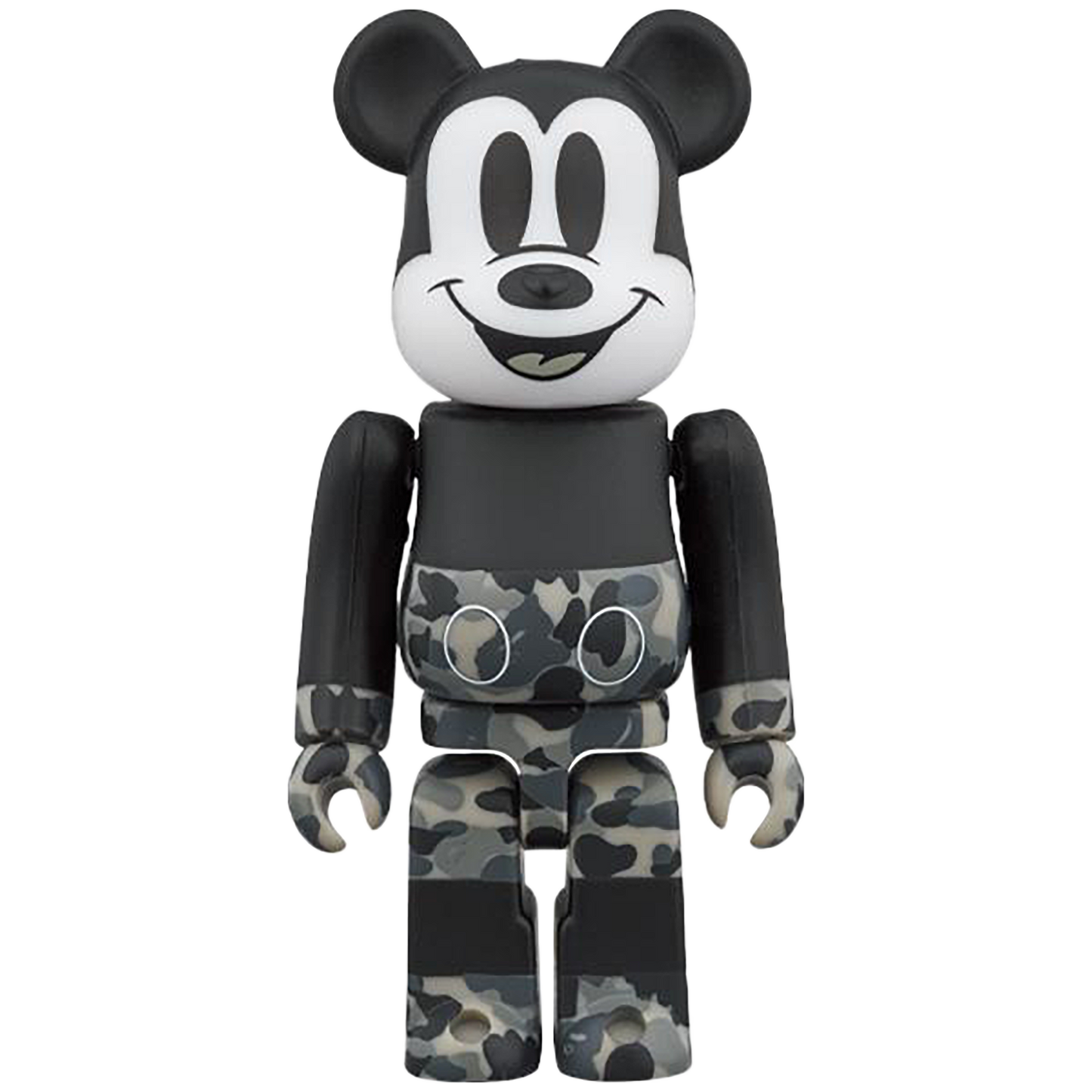 BE@RBRICK BAPE(R) MICKEY MOUSE MONOTONE Ver. 100％ & 400％