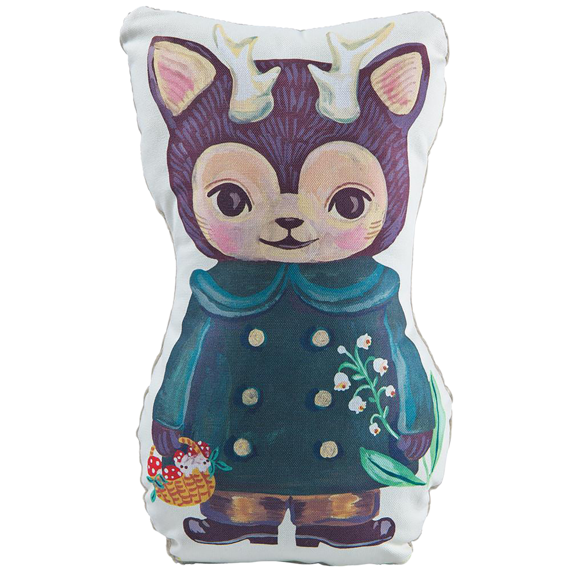 MLE Nathalie Lete × KAORI HINATA Die cut cushion